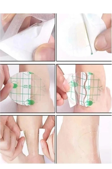 10 Adet Su Geçirmez Kulak Koruyucu Yapışkanlı Bant Seti - Resim 4