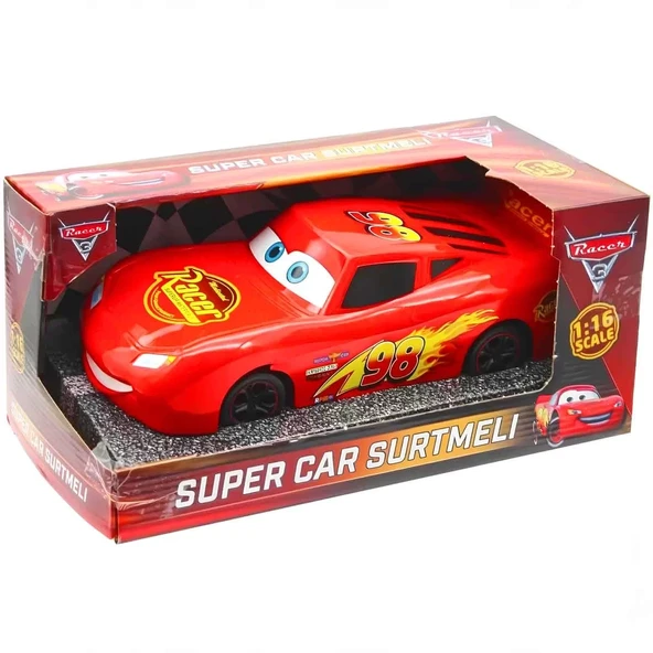 1:16 Sürtmeli Süper Yarış Arabam - Resim 2