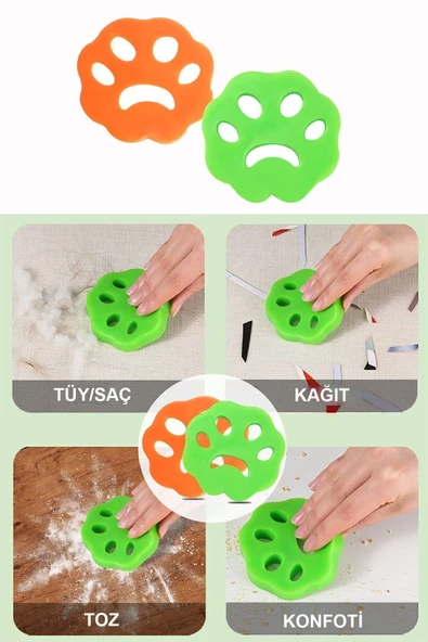 4'lü Pati Şeklinde Tüy Toplayıcı - Tüy Toplama Ürünleri - Tüy Temizleme Aparatı - Resim 5