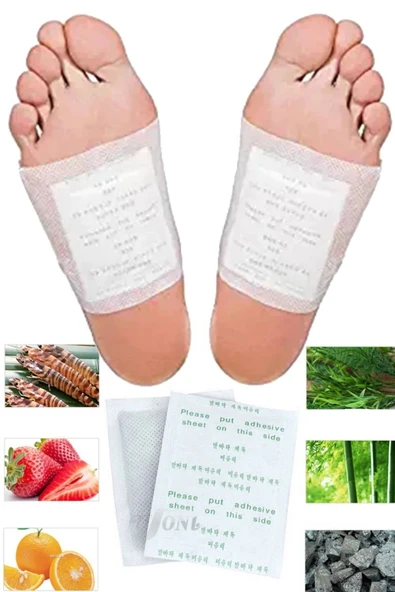 30 Adet Detoks Kilo Azaltıcı Ayak Bandı Detox Sağlık Vücut Temizleyici Toksin Bandı Vücut Pro Kinok - Resim 5