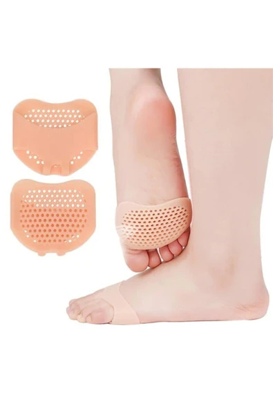 Ayakkabı Vurma Önleyici Koruyucu Nasır Önleyici Orta Parmağa Geçen Metatarsal Silikon Pad - Resim 3