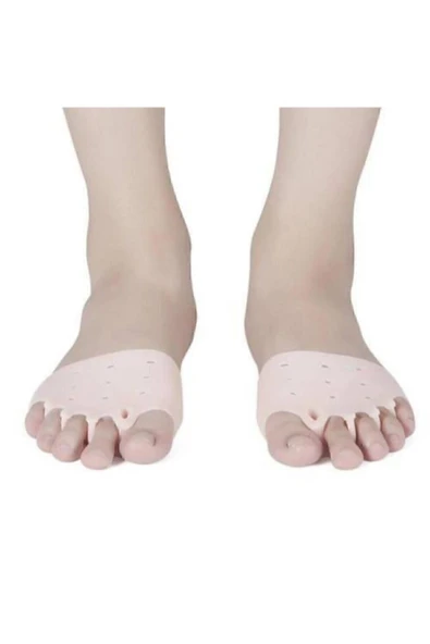 5 Parmak Ayırıcı Makaralı Ayak Koruma Bunyon Silikon Ayak Gömleği - Resim 2