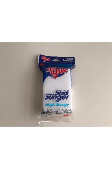 Beyaz Sihirli Silgi Sünger 2 Adet Makro Magic Sponge - Resim 2