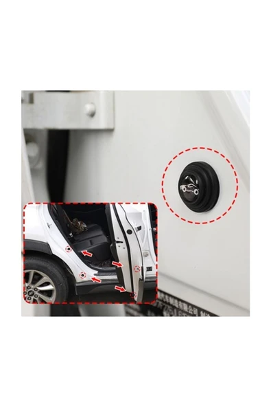 Araba Çarpma Ezilme Ses Engelleyici Araç Otomobil Darbe Emici Pad - 10 Adet - Resim 2