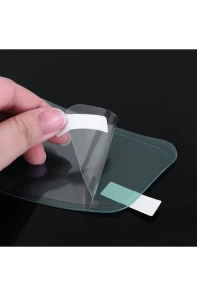 Biomak® Buğu Önleyici Motosiklet Kaskı Vizörü Su Geçirmez Dayanıklı Çizik Koruma Lens Filmi - 5