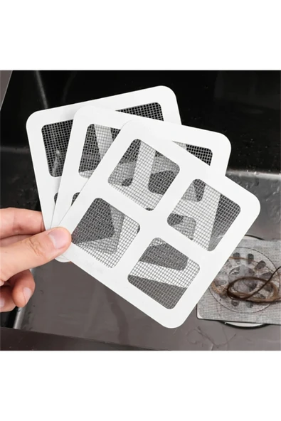 10 Adet Banyo Gider Süzgeci Saç Yakalayıcı Süzgeç Banyo Duş Gider Tıkanık Önleyici Süzgeç ürün görseli 1