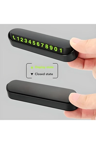 Araç Torpido Üstü Numaratör Aç Kapa Numaratör Açılabilir Numaratör - Resim 3