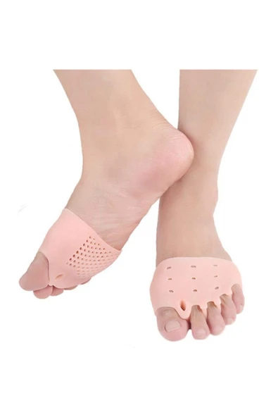 Ayak 5 Parmak Ayırıcı Makaralı Gömlek Silikon Bunyon Gece Aparatı - 3