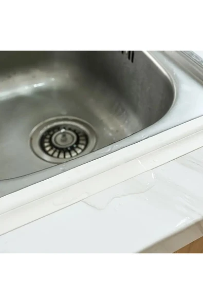2 Adet Su Sızdırmaz, 3,2 metre - Mutfak & Banyo Kenarları, Küvetler ve Duvarlar İçin Koruma - Resim 6
