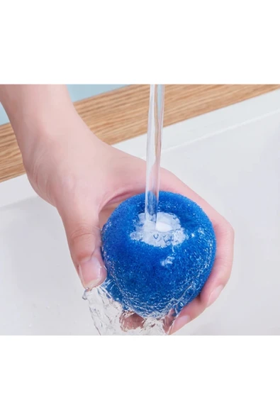 3 Adet Temizlenebilir Yuvarlak Yumuşak Çamaşır Makinesi Tüy Toplama Topu - 4