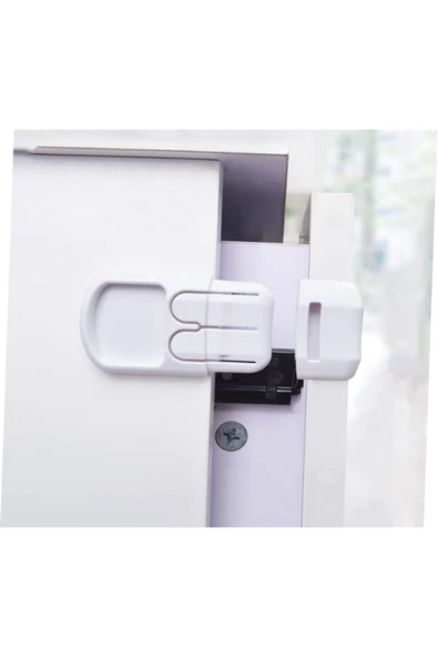 2 Adet Bebek Çocuk Güvenlik Dolap Ve Çekmece Kilidi Çok Amaçlı Çocuk Kilidi - Resim 4