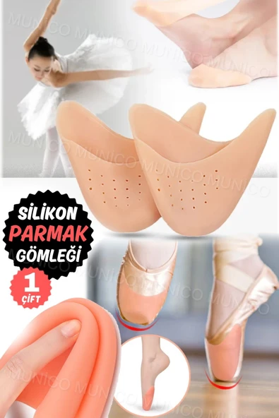 1 Çift Kalite Silikon Parmak Gömleği Ayak Parmak Koruyucu Tüm Parmakları Kapatan Ayak Bunyon Gömlek - 3