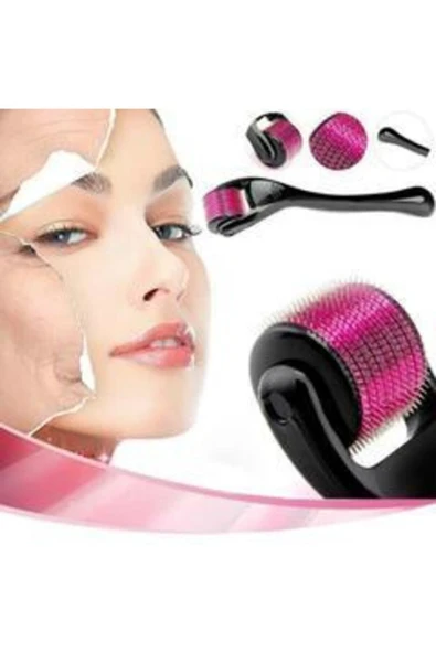 Bade Tatlar Derma Roller System 540 Iğne 1 Mm 1. Kalite Masaj Aleti Belgeli Dermoroller ürün görseli 1