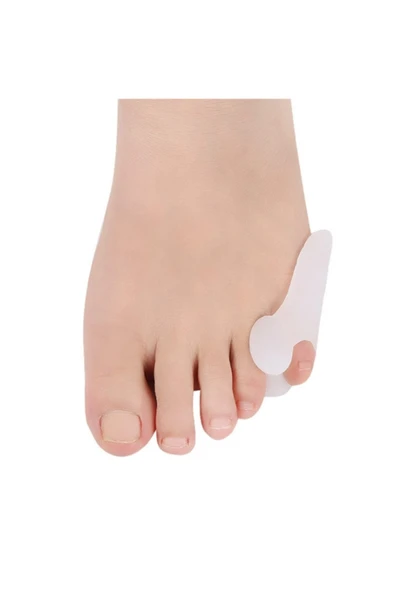 Ayak Serçe Parmak Makaralı Bunyon Koruyucu BEYAZ 1 Çift - Resim 5