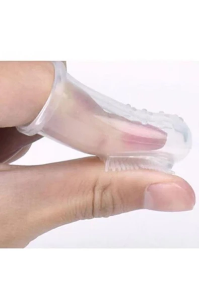 Bebek Ve Kedi Köpek Için Silikon Parmak Diş Kaşıyıcı Dil Temizleyici Diş Fırçası