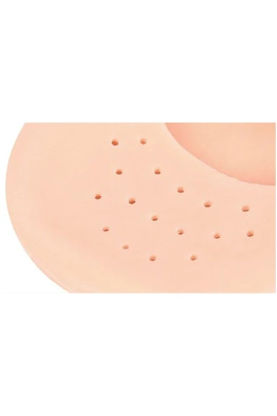 Ayak Topuk Çatlak Soyulma Önleyici Silikon Patik Ten Rengi 1 Çift [Mustazen] - Resim 4