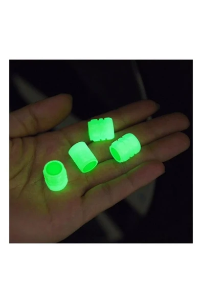 Bisiklet-motosiklet Sibop Kapağı Fosforlu 4 Adet - Resim 2