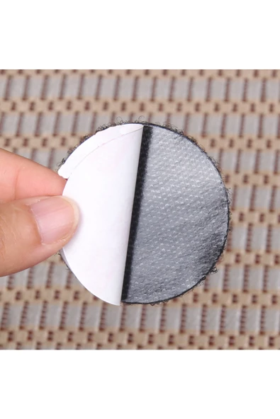 10 Adet Kaymaz Yapışkanlı Kilit Noktası Çift Taraflı Sabit Bant Levha Kanepe Sabitleme Klipsi - Resim 5