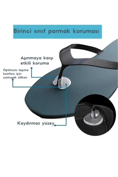 2 li Yumuşak Esnek Parmak Arası Terlik Vurma Koruyucu Silikon Jel Ped - Resim 3