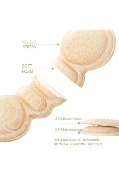 3 mm Ayakkabı Topuk Vurma Önleyici ve Daraltma Padi (4375) - Resim 2