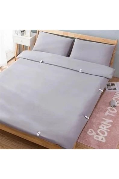 Buffer® 4 Adet Iğnesiz Yorgan Çarşaf Ve Perde Tutucu Sabitleyici Kaydırmaz Örtü Düzenleyici Klips - Resim 2