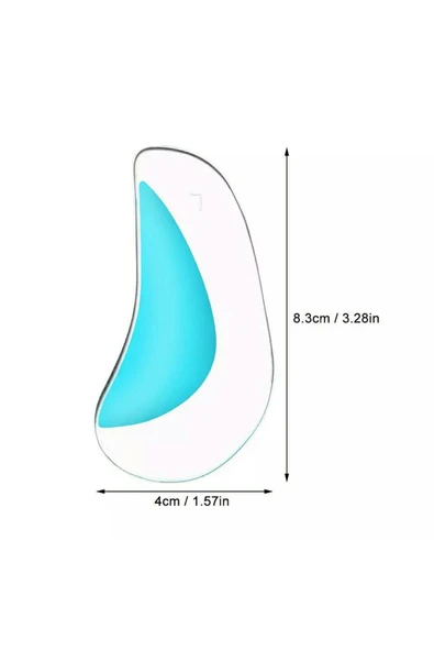 Ark Desteği Jel Düz Tabanlık Silikon Ayak Tabanı Boşluk Doldurucu - Resim 3