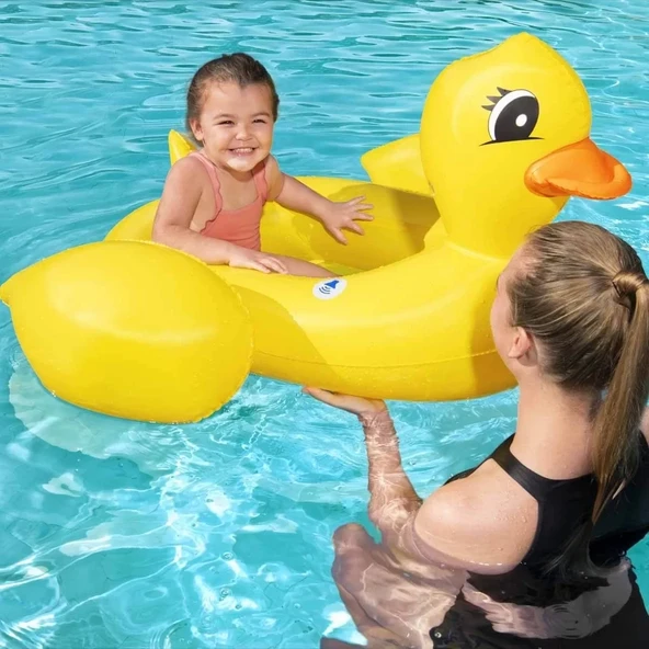 Sesli Ördek Şişme Bot - Resim 2