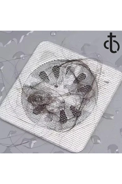 100 Adet Lavabo Süzgeci Banyo Gider Süzgeci Sineklikk Tamir Kiti Telli Gider Saç Toplayıc (MZ) - Resim 4