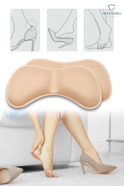 Ayakkabı Topuk Ayak Koruma ve Daraltıcı Ped 10 cm FC-054 - Resim 2