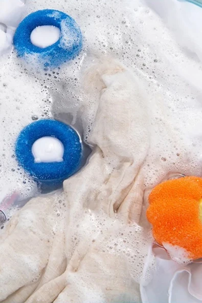 Çamaşır ve Kurutma Makinesi Tüy ve Kıl Toplama Topu 1 Adet - BTY-1472 - Resim 6