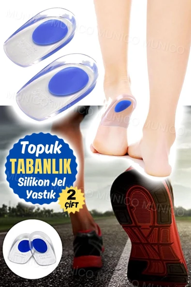 2 Çift Jel Güçlendirici Calcaneenne Ağrı Ağrısı Ayak Tabanı Topuk Tendonit Ortopedik Yastık ürün görseli 1