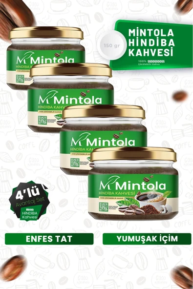 4 Adet Hindiba Kahvesi 4 x 150 gr ürün görseli 1