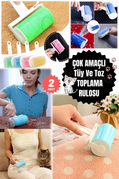 2 Adet Giysi Tüy Kıl Sökücü Kedi Saç Pet Saç Çıkarıcı Yıkanabilir Giysiler Yapışkan Rulo Kanepe Toz - Resim 6