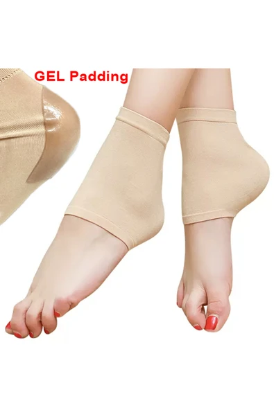 Ayak Bakımı -topuk Çatlak Kremi Çorabı - Silikon Topuk Nemlendirici Çorap - 4