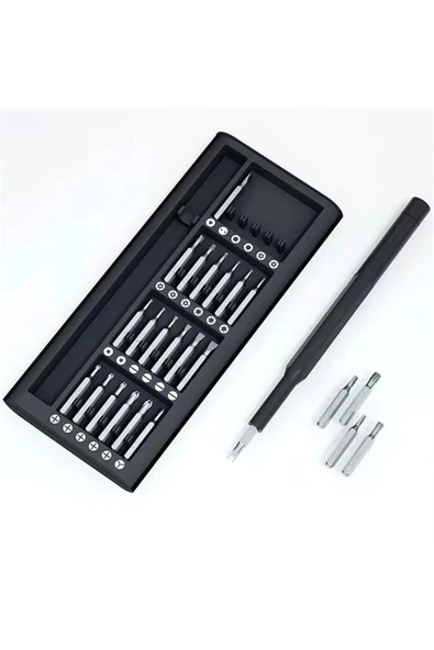 25 Parça Çok Fonksiyonlu Hassas Tornavida Seti – Telefon Tablet Elektronik Tamir Tornavida Seti (47 ürün görseli 1