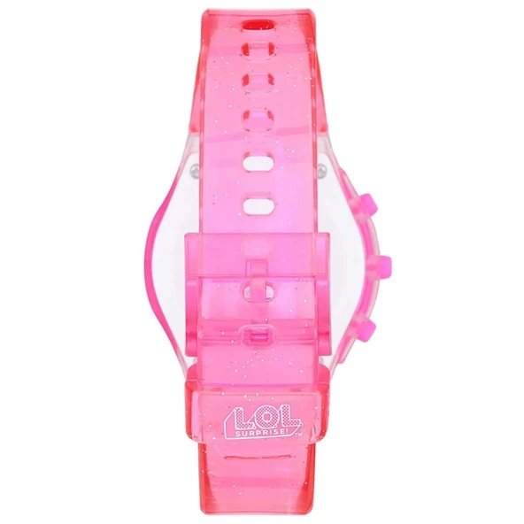 MiniFlak Lisanslı LOL Surprise LOL7210 Çocuk Pembe Işıklı Çocuk Kol Saati - 3