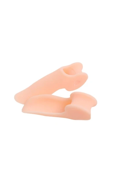 Ayak Serçe Parmak Makaralı Bunyon Koruyucu BEYAZ 1 Çift - Resim 4