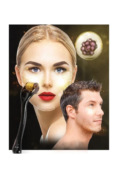 Bade Tatlar Derma Roller System 540 Iğne 1 Mm 1. Kalite Masaj Aleti Belgeli Dermoroller - Resim 4