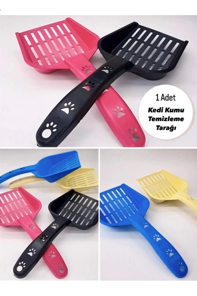 1 adet Delikli Kedi Kumu Temizleme Eleme Küreği/ Pet Tuvalet Temizleme (Görsel Temsilidir) ürün görseli 1