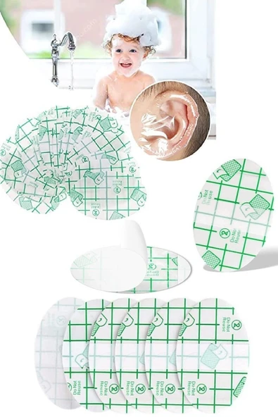 10 Adet Su Geçirmez Kulak Koruyucu Yapışkanlı Bant Seti ürün görseli 1