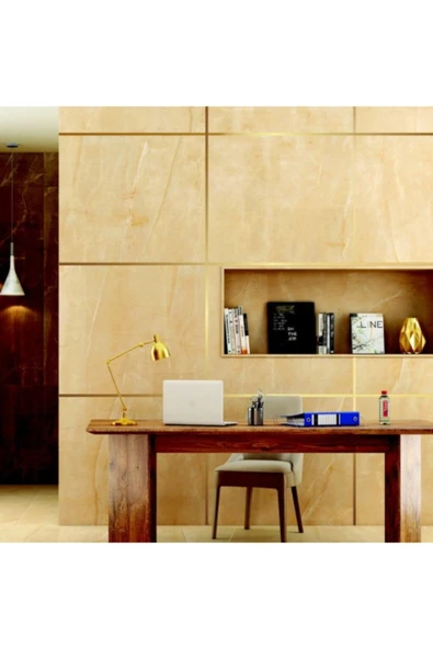 1 cm 50 Metre Gold Fayans Arası Şerit Bant - Resim 2