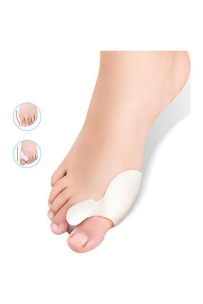 2'li Set Ayak Parmak Bunyon Kemik Koruyucu Makaralı Halluks Valgus ürün görseli 1