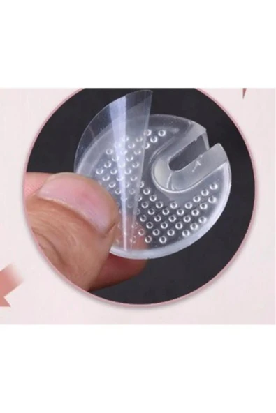 2 li Yumuşak Esnek Parmak Arası Terlik Vurma Koruyucu Silikon Jel Ped - Resim 4