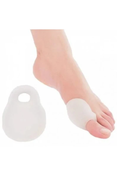 Ayak Baş Parmak Bunyon Koruyucu Makarasız Halluks Valgus Silikon Yara Nasır Set FLEX017 – 1Adet - Resim 2