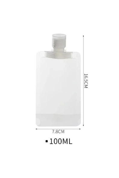 Bto 3 Adet 100ml Krem Şampuan Kabı Tekrar Kullanılabilir Set - 2