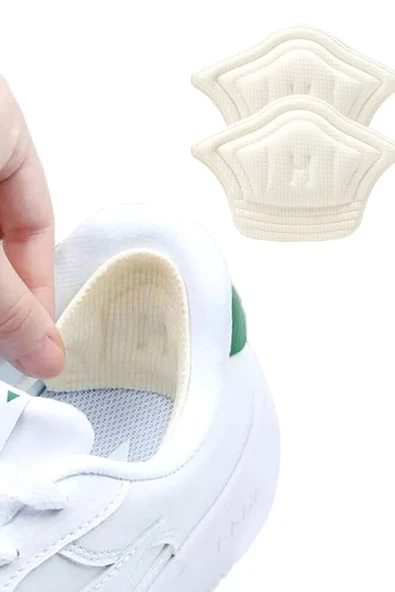 5mm Topuklu Ayakkabı Kundura Ayak Arkası Vurma Engelleyici Kumaş Yumuşak Ped Daraltma Padi - Resim 5