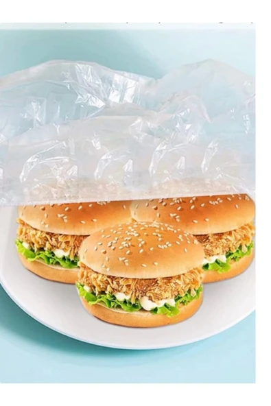 100 Adet Lastikli Tazeliği Koruyan Tencere ve Tabak Bonesi - Esnek Strech Kapak - Resim 4