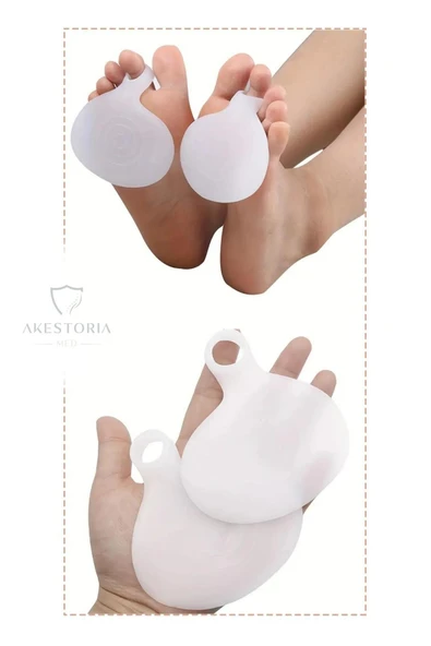 Çift Orta Parmak Metatarsal Silikonlu Pedi Yastığı Nasır Koruyucu Fc-017 - Resim 3