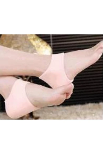 Ağrı Önleyici Ayak Topuk Koruyucu Silikon Ayak Topuk Gömleği - Resim 3