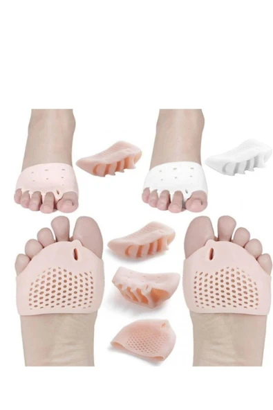 Ayak 5 Parmak Ayırıcı Makaralı Gömlek Silikon Bunyon Hava Alan Yeni Model - 4